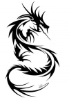 Tribaldragontattoodesign